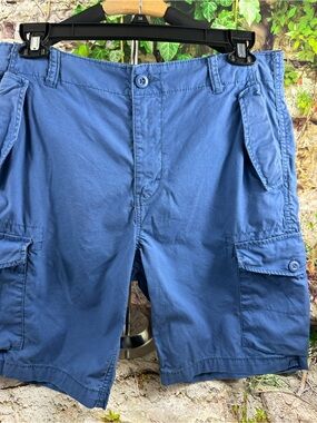 Old Navy, 0397 blue cargo shorts SZ 33